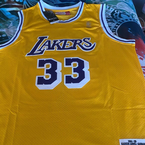 Mitchell & Ness Other - Kareem Abdul - Jabbar Los Angeles Lakers Jersey